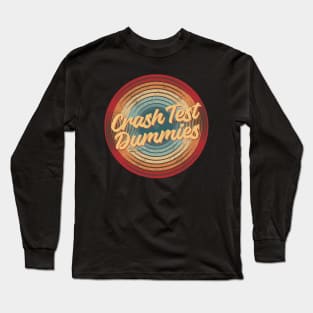 crash test dummies vintage circle Long Sleeve T-Shirt